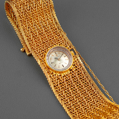Omega De Ville Vintage Yellow Gold Mesh 20mm