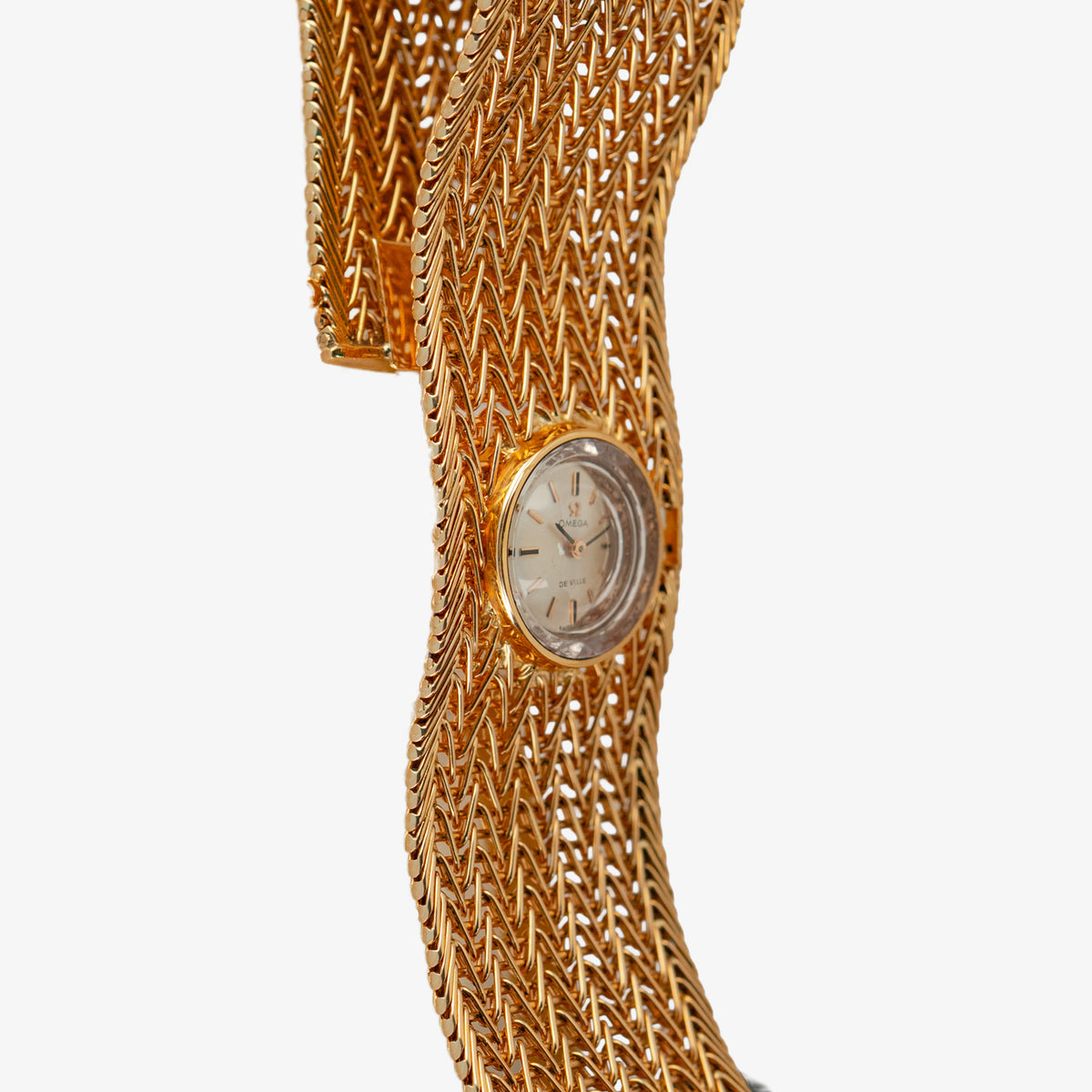 Omega De Ville Vintage Yellow Gold Mesh 20mm