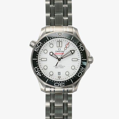 Omega Seamaster Diver 300M Co-Axial White Dial 42mm