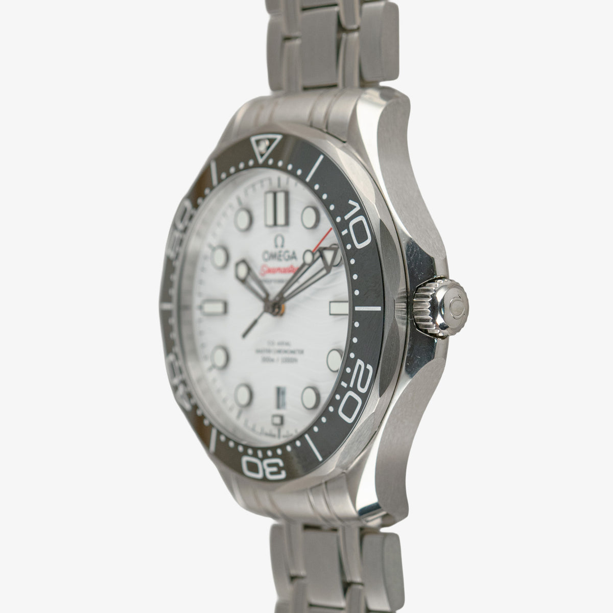 Omega Seamaster Diver 300M Co-Axial White Dial 42mm