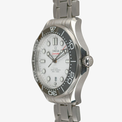 Omega Seamaster Diver 300M Co-Axial White Dial 42mm