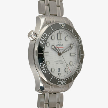Omega Seamaster Diver 300M Co-Axial White Dial 42mm