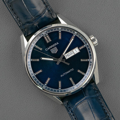 TAG Heuer Carrera Day-Date Calibre 5 Blue Dial 41mm