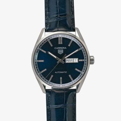 TAG Heuer Carrera Day-Date Calibre 5 Blue Dial 41mm