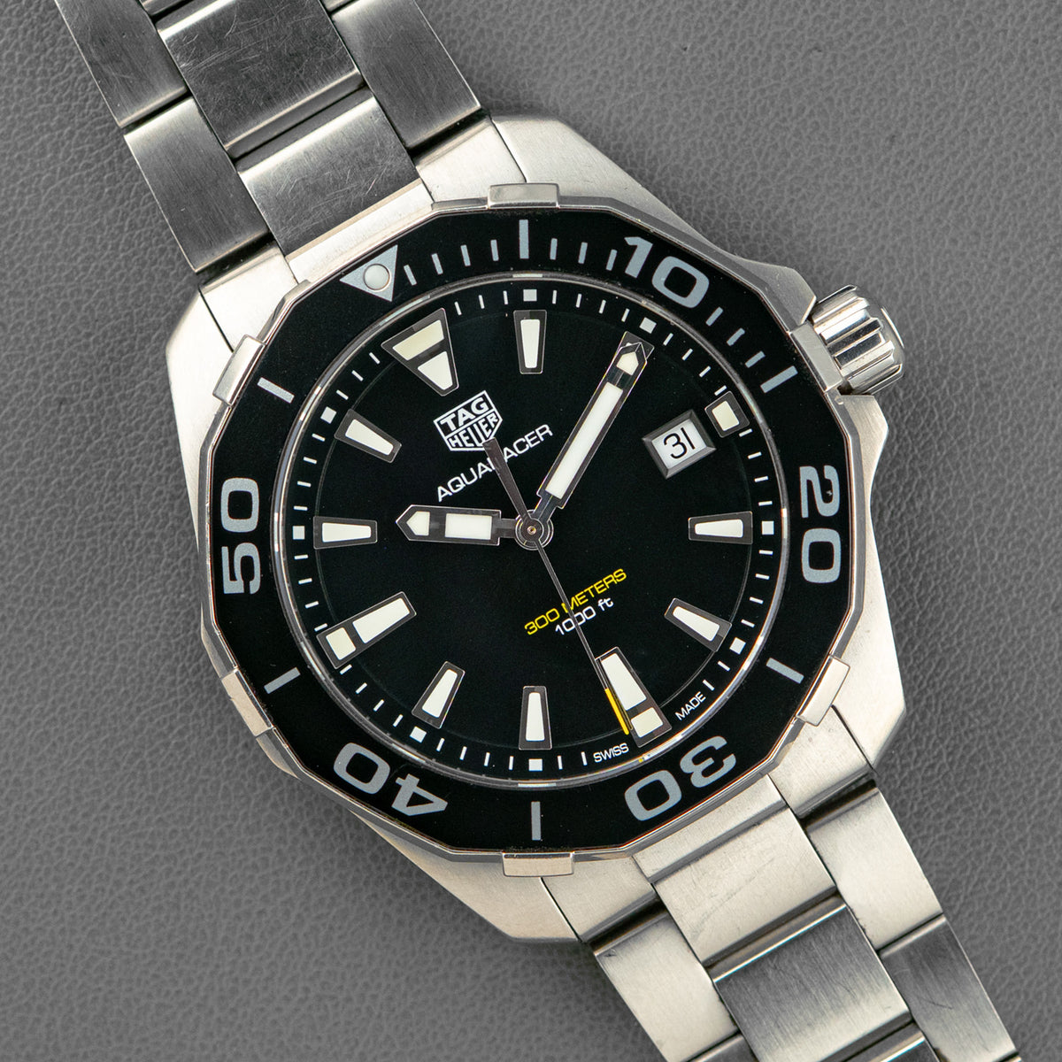 TAG Heuer Aquaracer 300M Quartz Black Dial 41mm