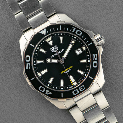 TAG Heuer Aquaracer 300M Quartz Black Dial 41mm