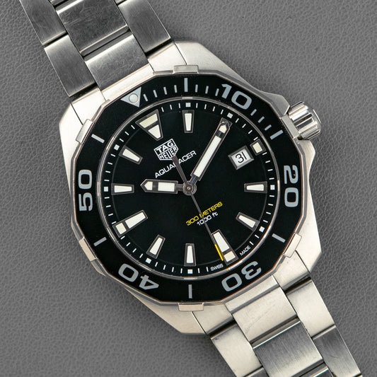 TAG Heuer Aquaracer 300M Quartz Black Dial 41mm
