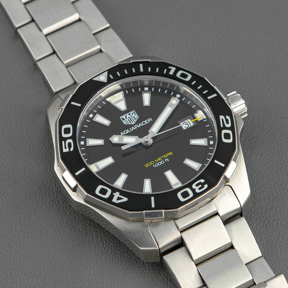 TAG Heuer Aquaracer 300M Quartz Black Dial 41mm