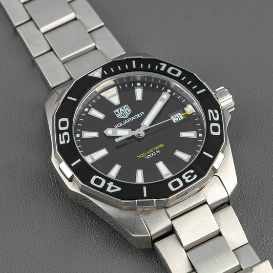TAG Heuer Aquaracer 300M Quartz Black Dial 41mm