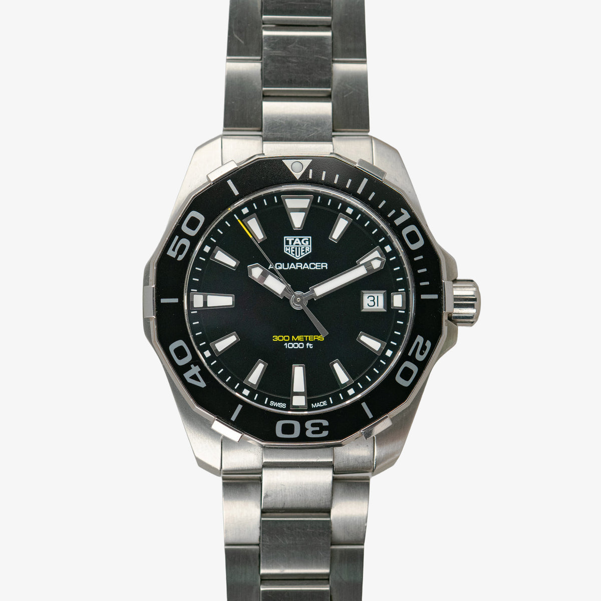 TAG Heuer Aquaracer 300M Quartz Black Dial 41mm