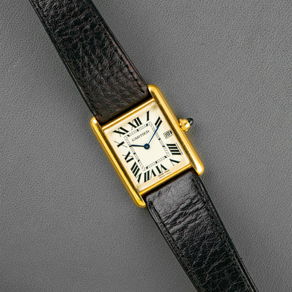 Cartier Tank Louis Yellow Gold White Dial 25.5mm