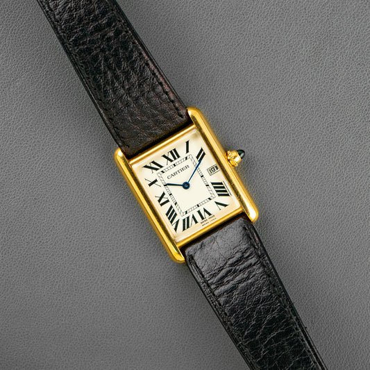 Cartier Tank Louis Yellow Gold White Dial 25.5mm