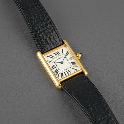 Cartier Tank Louis Yellow Gold White Dial 25.5mm