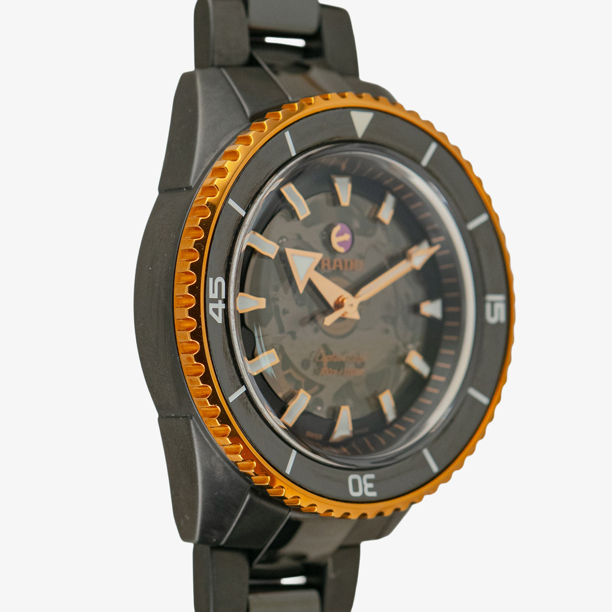 Rado Captain Cook High-Tech Ceramic Black Dial 43mm
