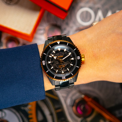 Rado Captain Cook High-Tech Ceramic Black Dial 43mm