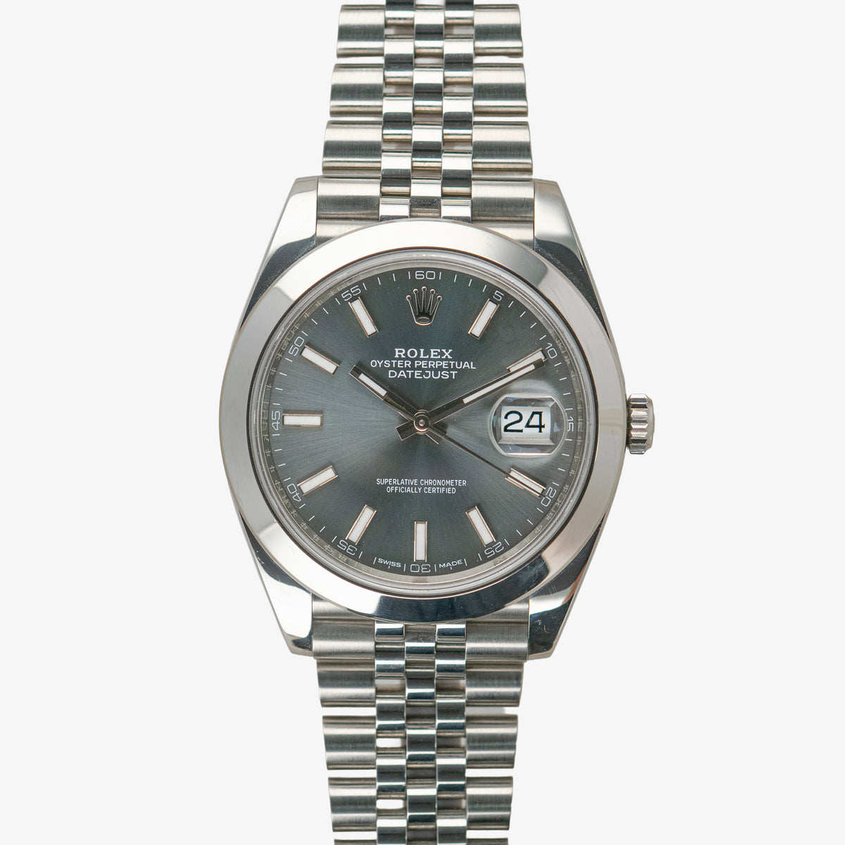 Rolex Datejust 126300 Automatic Smooth Bezel 41mm