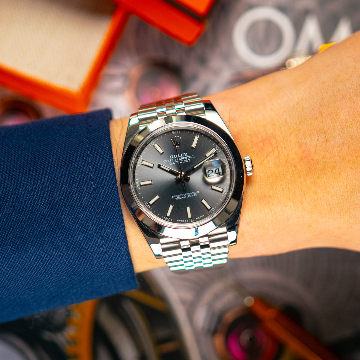 Rolex Datejust 126300 Automatic Smooth Bezel 41mm
