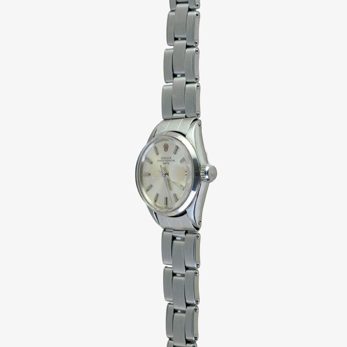 Rolex Oyster Perpetual Date 6516 Silver Dial 26mm