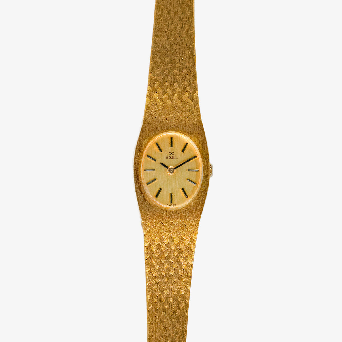 Ebel Vintage Oval Dial Yellow Gold Hand-Wind 15mm