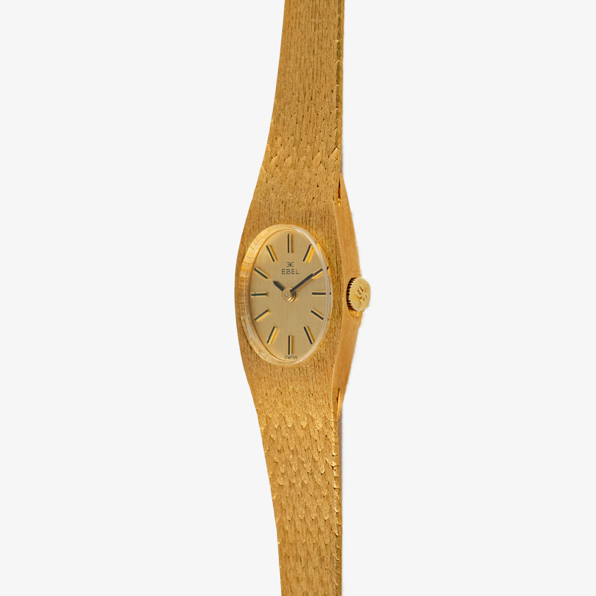 Ebel Vintage Oval Dial Yellow Gold Hand-Wind 15mm