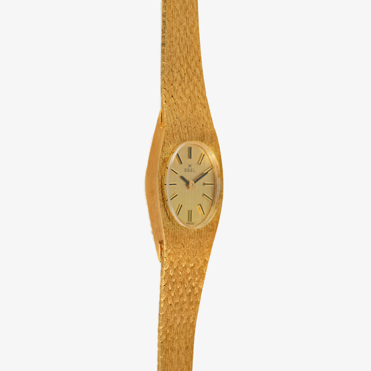 Ebel Vintage Oval Dial Yellow Gold Hand-Wind 15mm