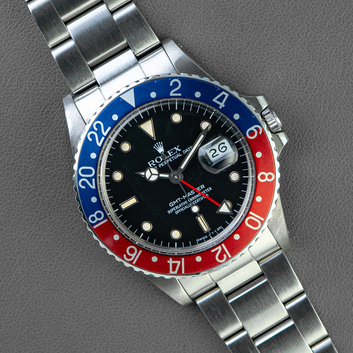 Rolex GMT-Master 16750 Pepsi Bezel 40mm