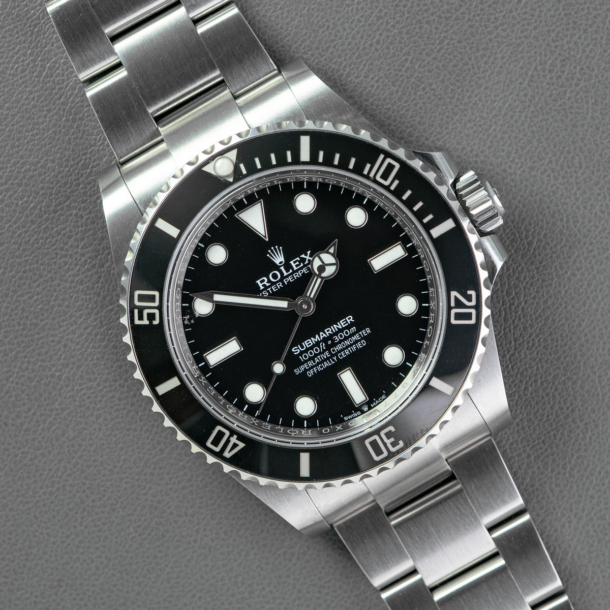 Rolex Submariner No Date 124060 Automatic Black Dial 41mm