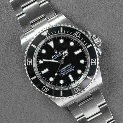 Rolex Submariner No Date 124060 Automatic Black Dial 41mm