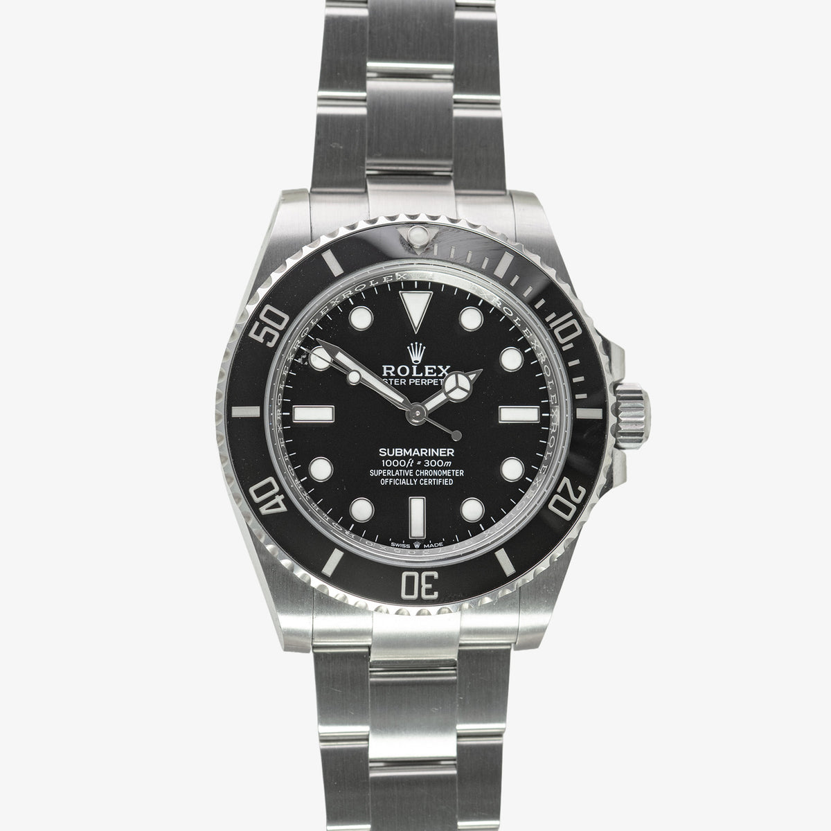 Rolex Submariner No Date 124060 Automatic Black Dial 41mm