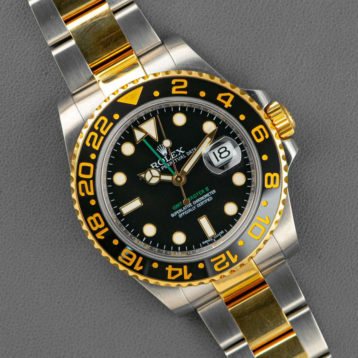 Rolex GMT-Master II 116713LN Two-Tone Black Dial 40mm