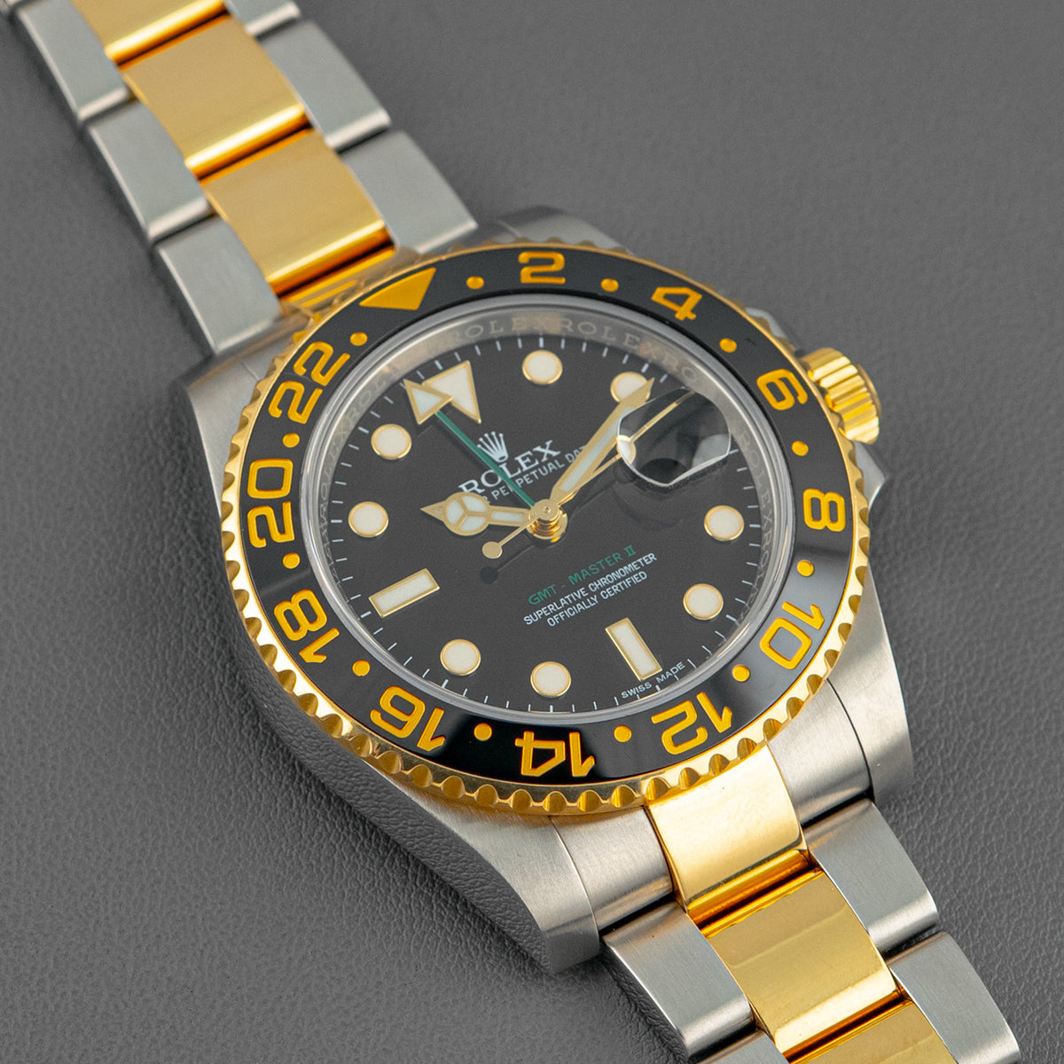 Rolex GMT-Master II 116713LN Two-Tone Black Dial 40mm