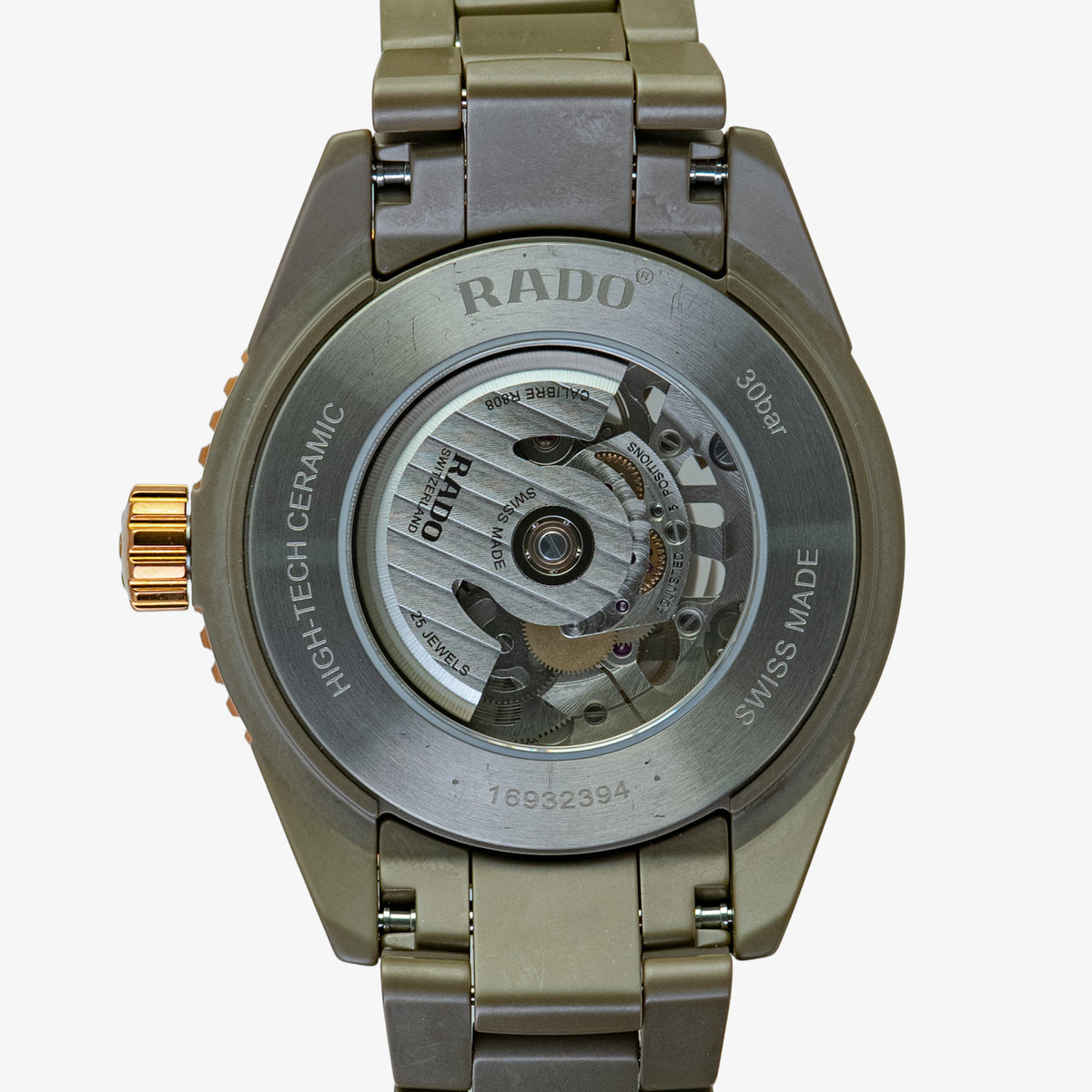 Rado Captain Cook High-Tech Ceramic Skeleton Olive Green 43mm