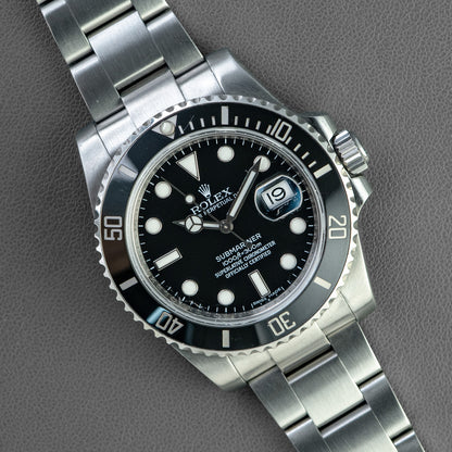 Rolex Submariner Date 116610 Black Dial 40mm