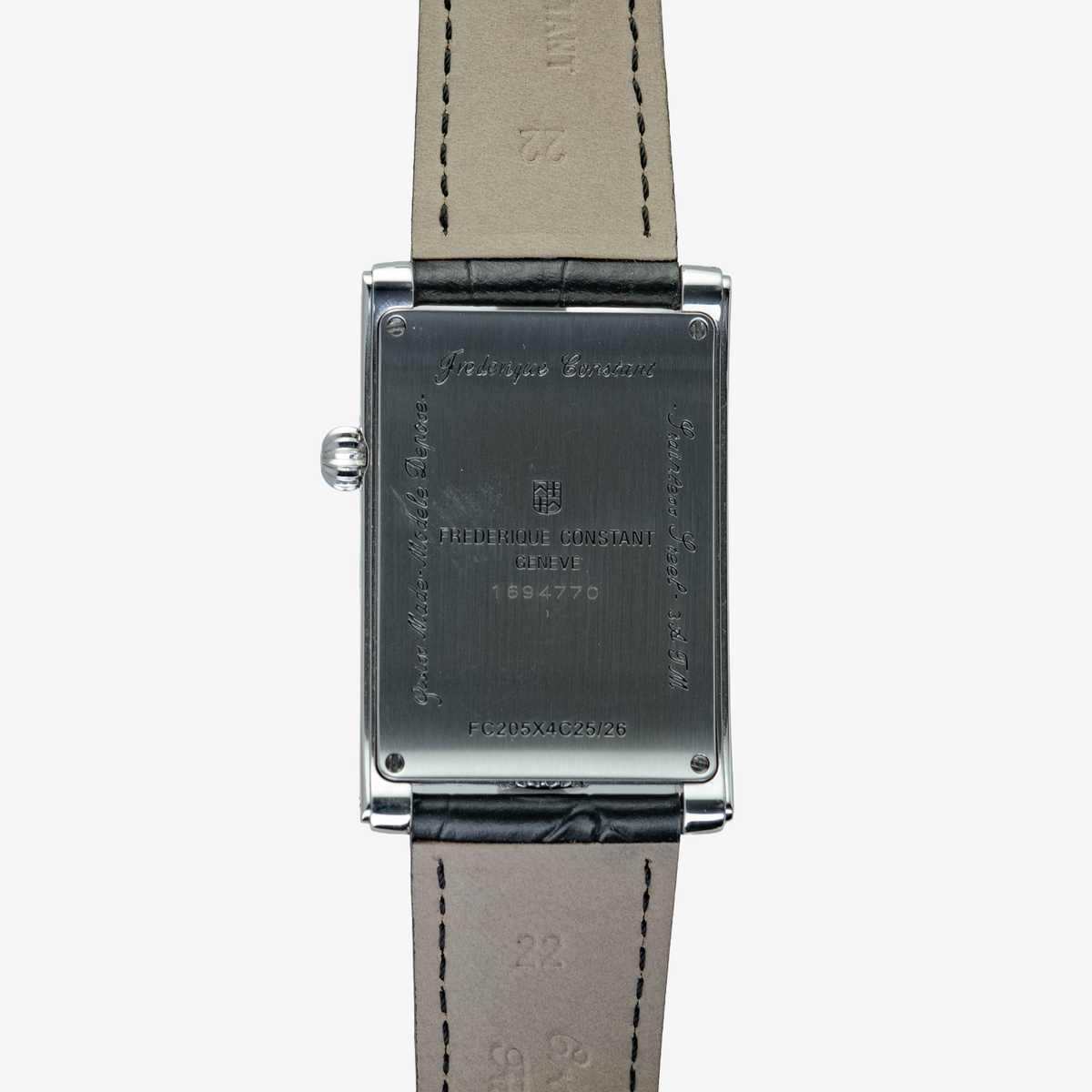 Frédérique Constant Classics Carrée Dual Time 35mm