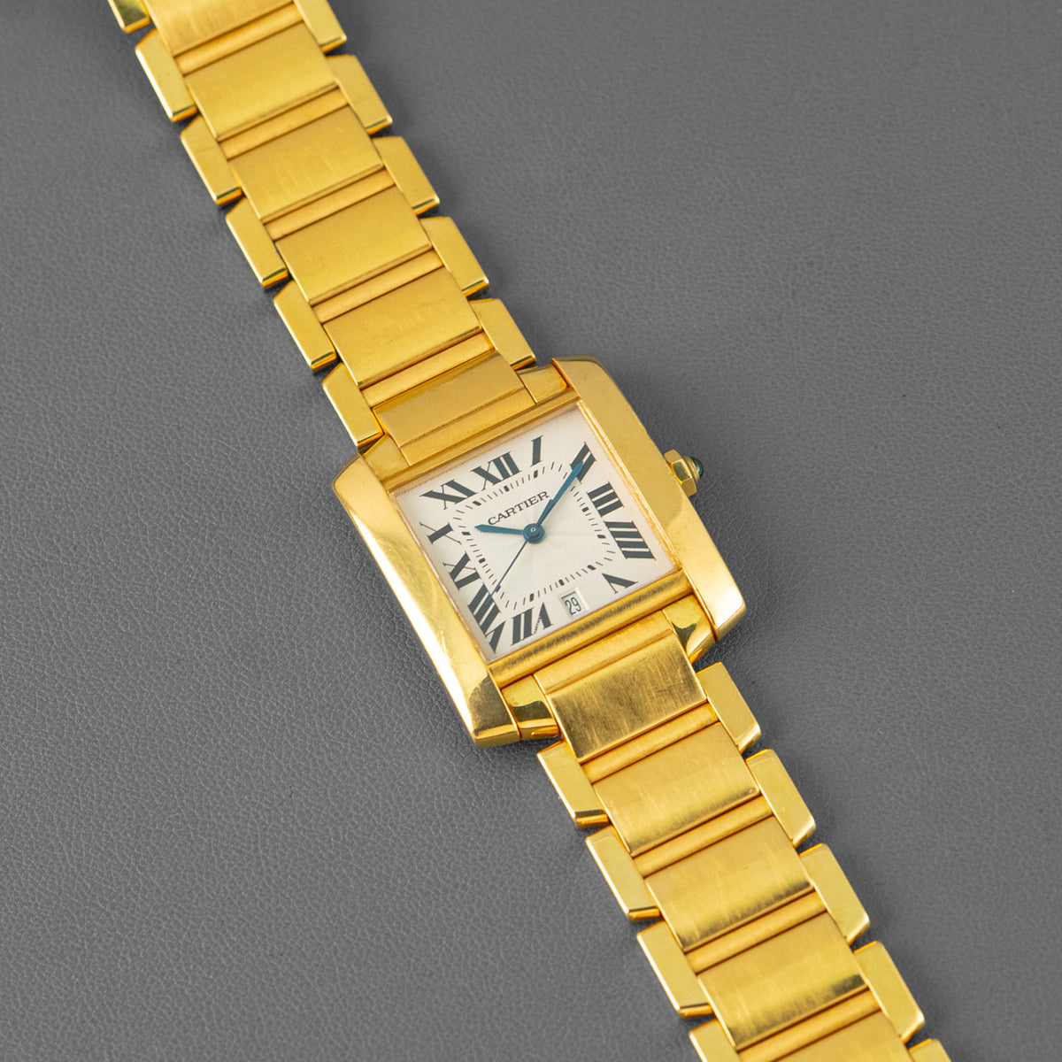 Cartier Tank Française Automatic Date Yellow Gold 29mm