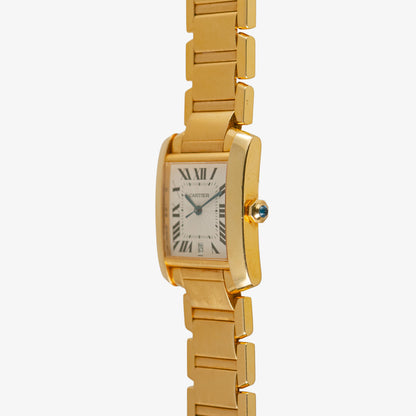 Cartier Tank Française Automatic Date Yellow Gold 29mm