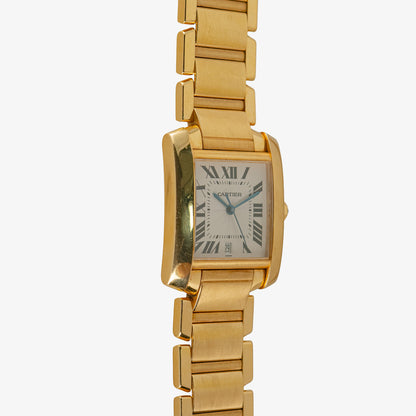 Cartier Tank Française Automatic Date Yellow Gold 29mm