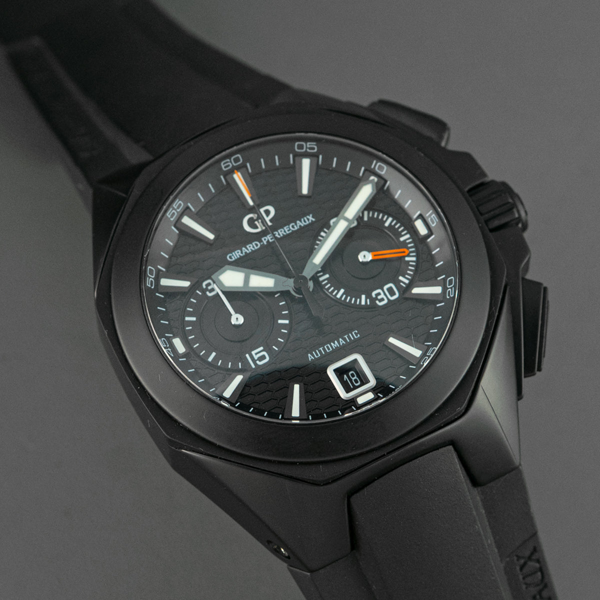 Girard-Perregaux Chrono Hawk Black Dial 44mm