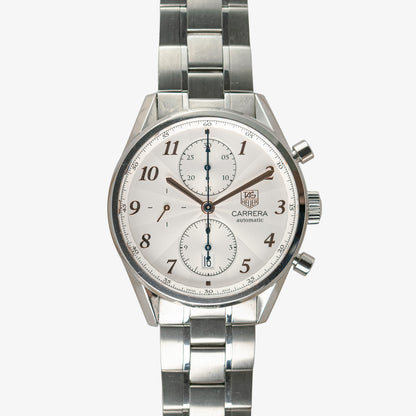 TAG Heuer Carrera Heritage Calibre 16 Chronograph Silver 41mm