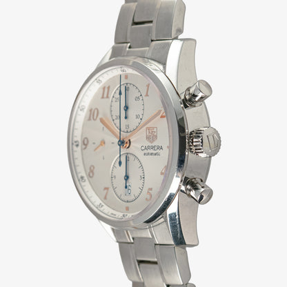 TAG Heuer Carrera Heritage Calibre 16 Chronograph Silver 41mm