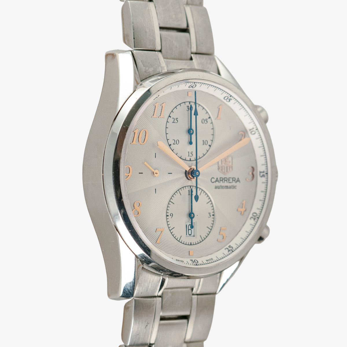 TAG Heuer Carrera Heritage Calibre 16 Chronograph Silver 41mm