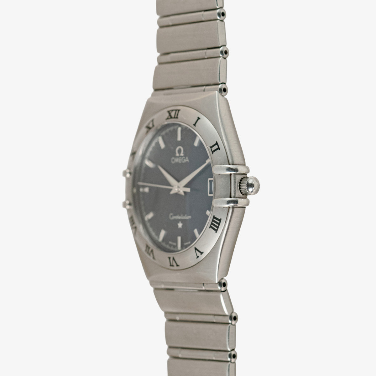 Omega Constellation Date Quartz Blue Dial 33.5mm