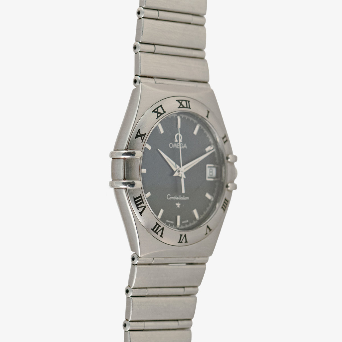 Omega Constellation Date Quartz Blue Dial 33.5mm