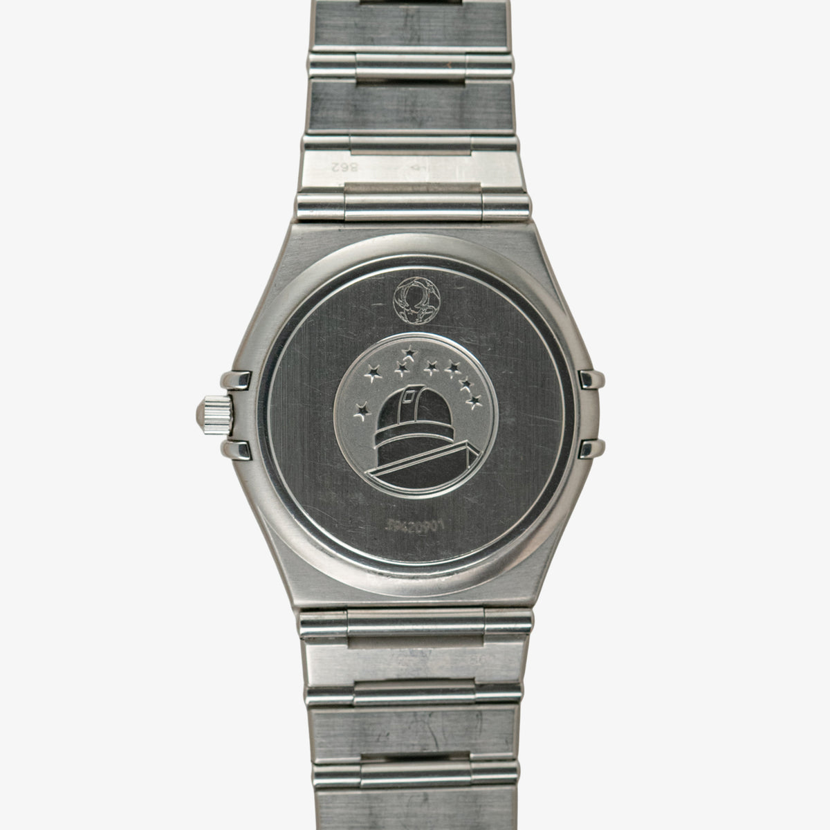 Omega Constellation Date Quartz Blue Dial 33.5mm