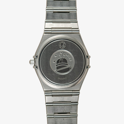 Omega Constellation Date Quartz Blue Dial 33.5mm