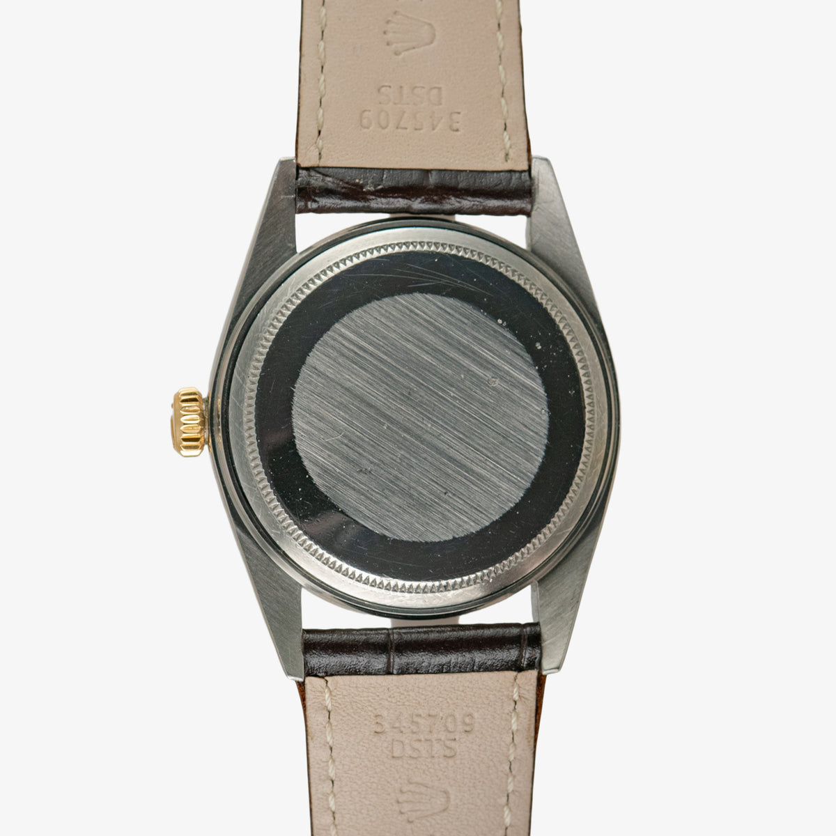 Rolex Datejust 1601 Champagne Dial Leather Strap 36mm