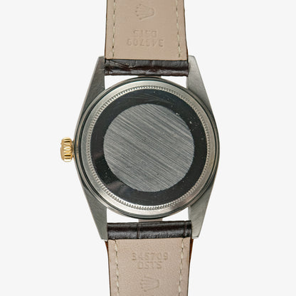 Rolex Datejust 1601 Champagne Dial Leather Strap 36mm