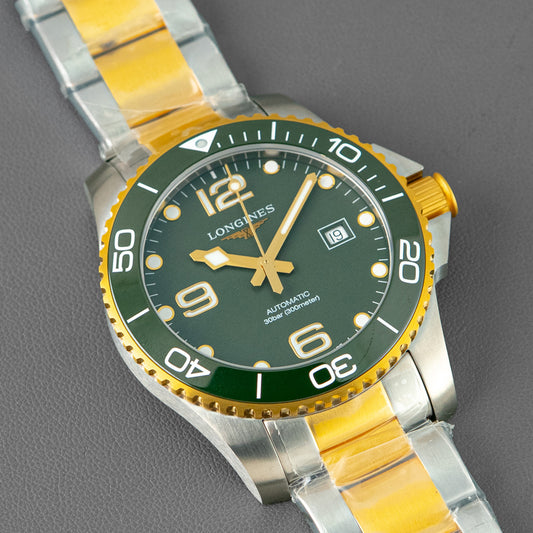 Longines HydroConquest Green Dial Two-Tone 43mm
