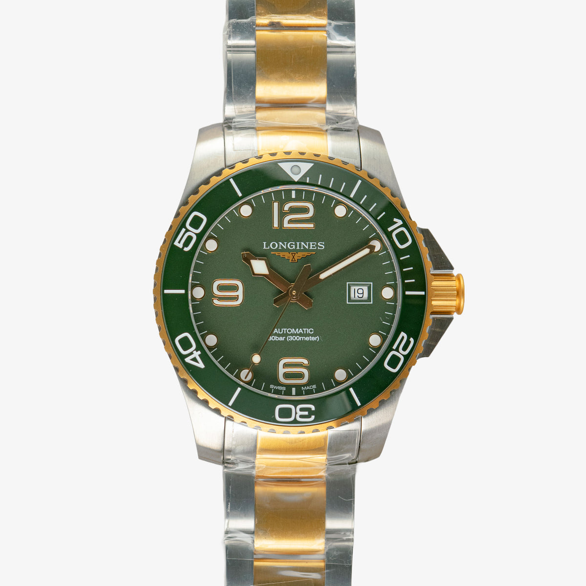 Longines HydroConquest Green Dial Two-Tone 43mm