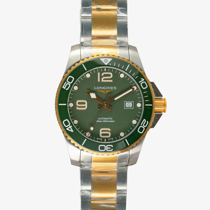 Longines HydroConquest Green Dial Two-Tone 43mm